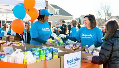 Beverly Bootstraps Food Drive